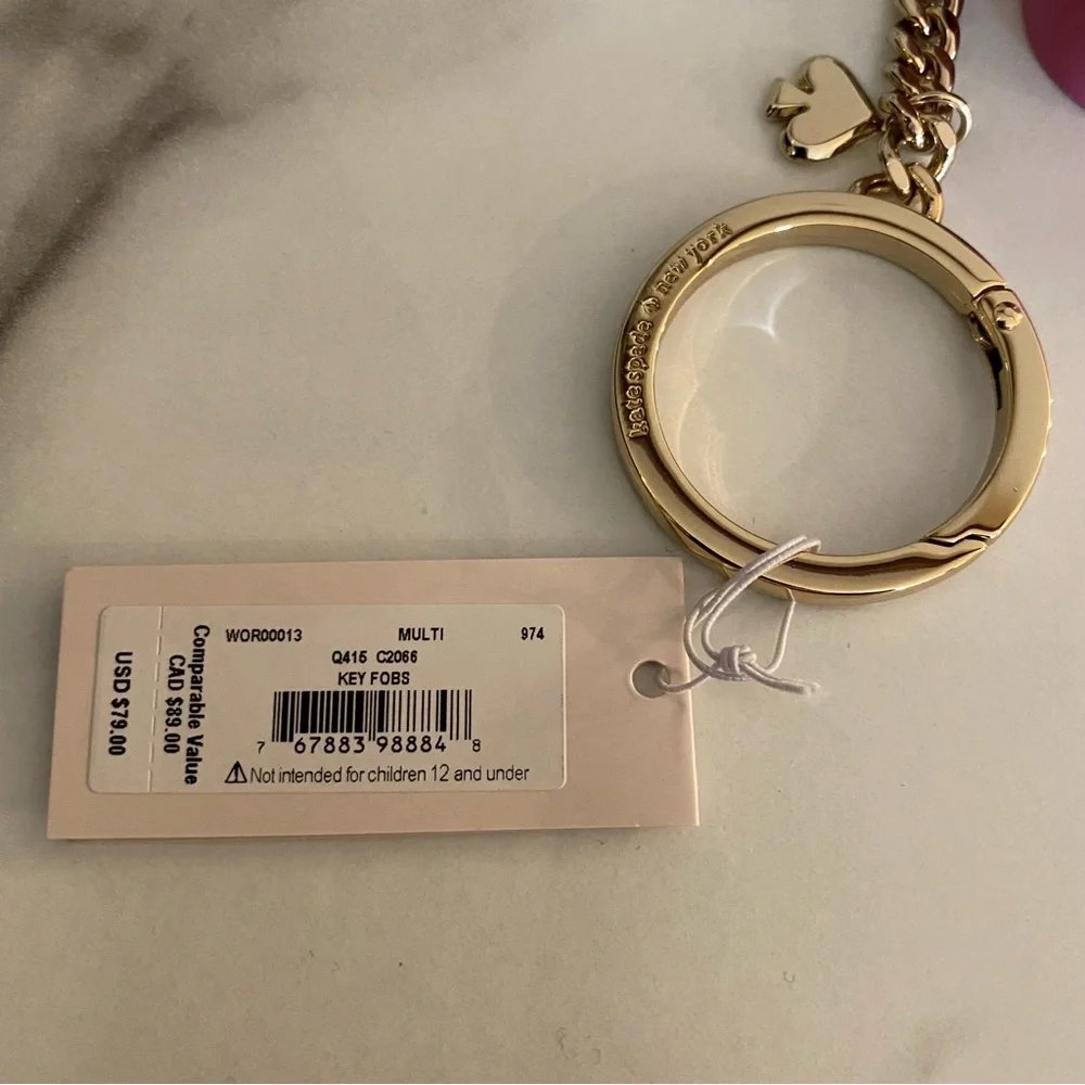 KATE SPADE Candy Shop Tin Key Fob